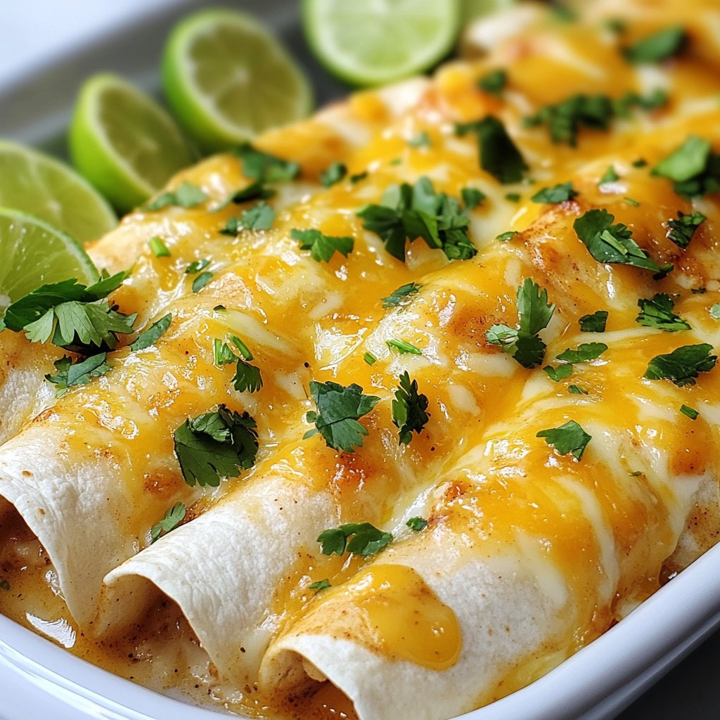 Honey Lime Chicken Enchiladas Flavorful Dinner Delight