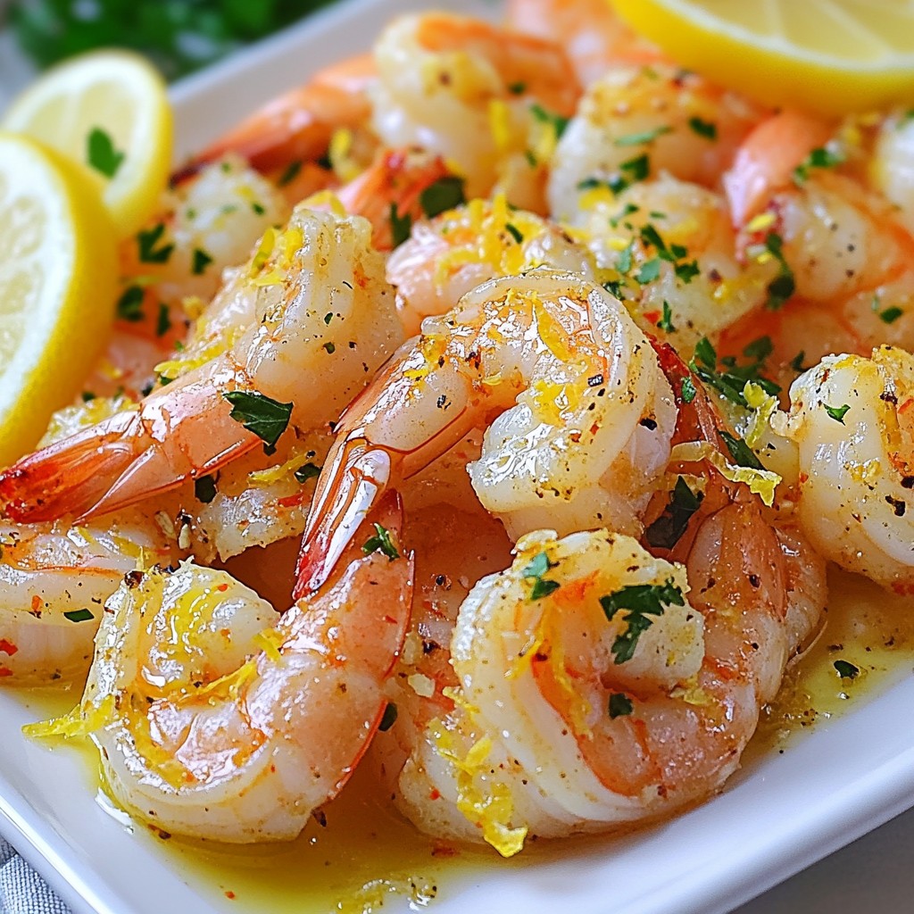 Lemon Garlic Roasted Shrimp Tasty and Simple Dish