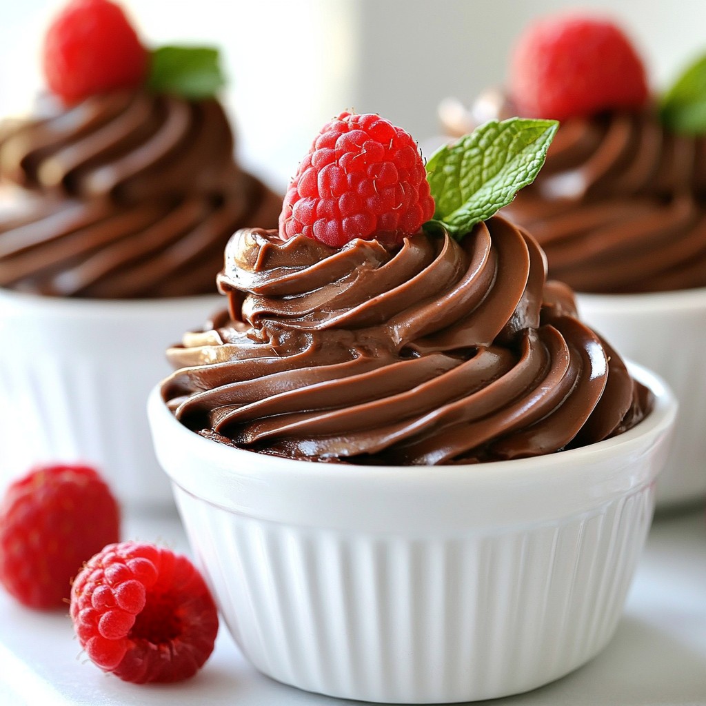 Chocolate Raspberry Mousse Cups Easy and Delicious Treat