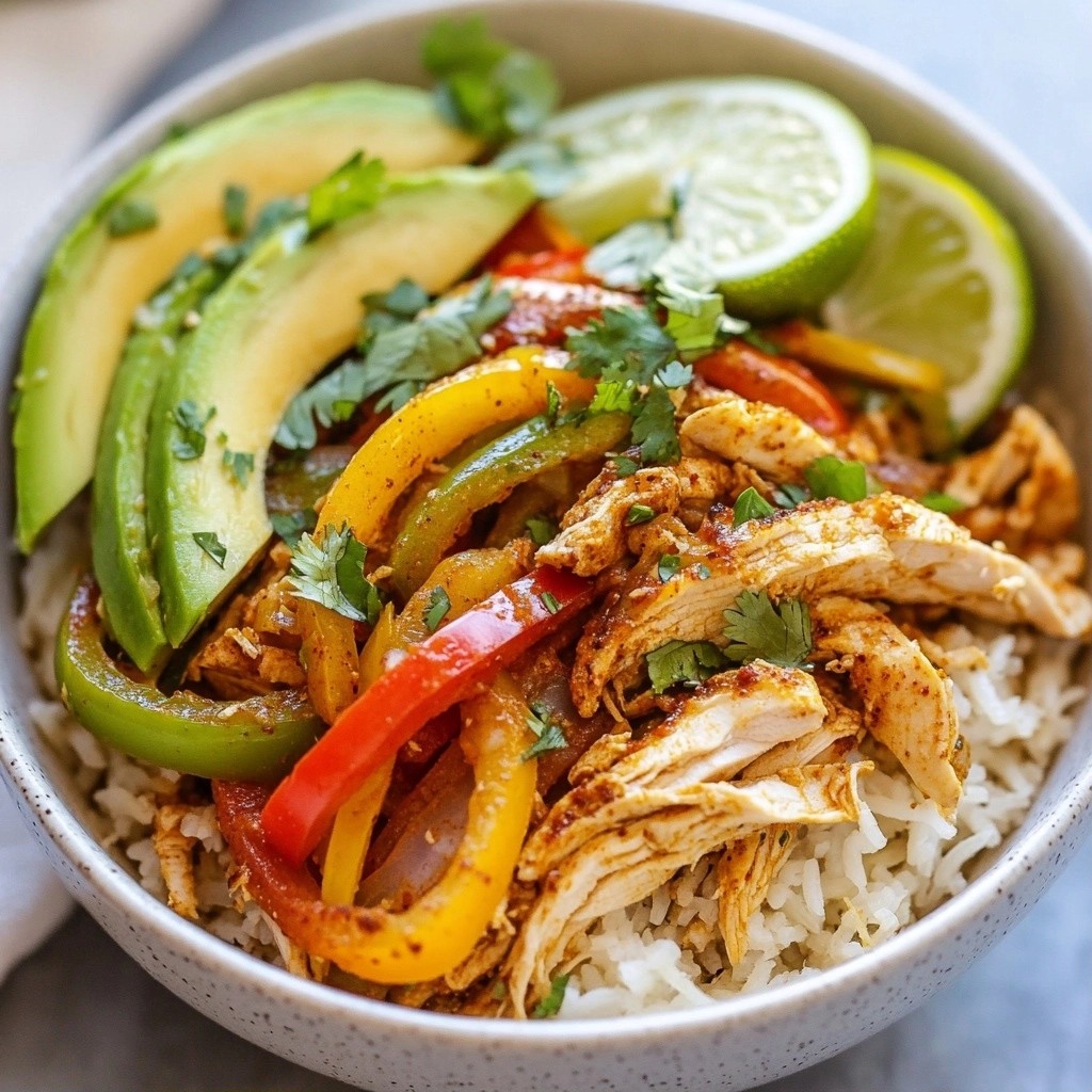 Effortless Instant Pot Chicken Fajita Bowls Recipe