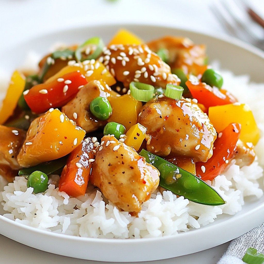 Zesty Instant Pot Orange Chicken Stir-Fry Delight