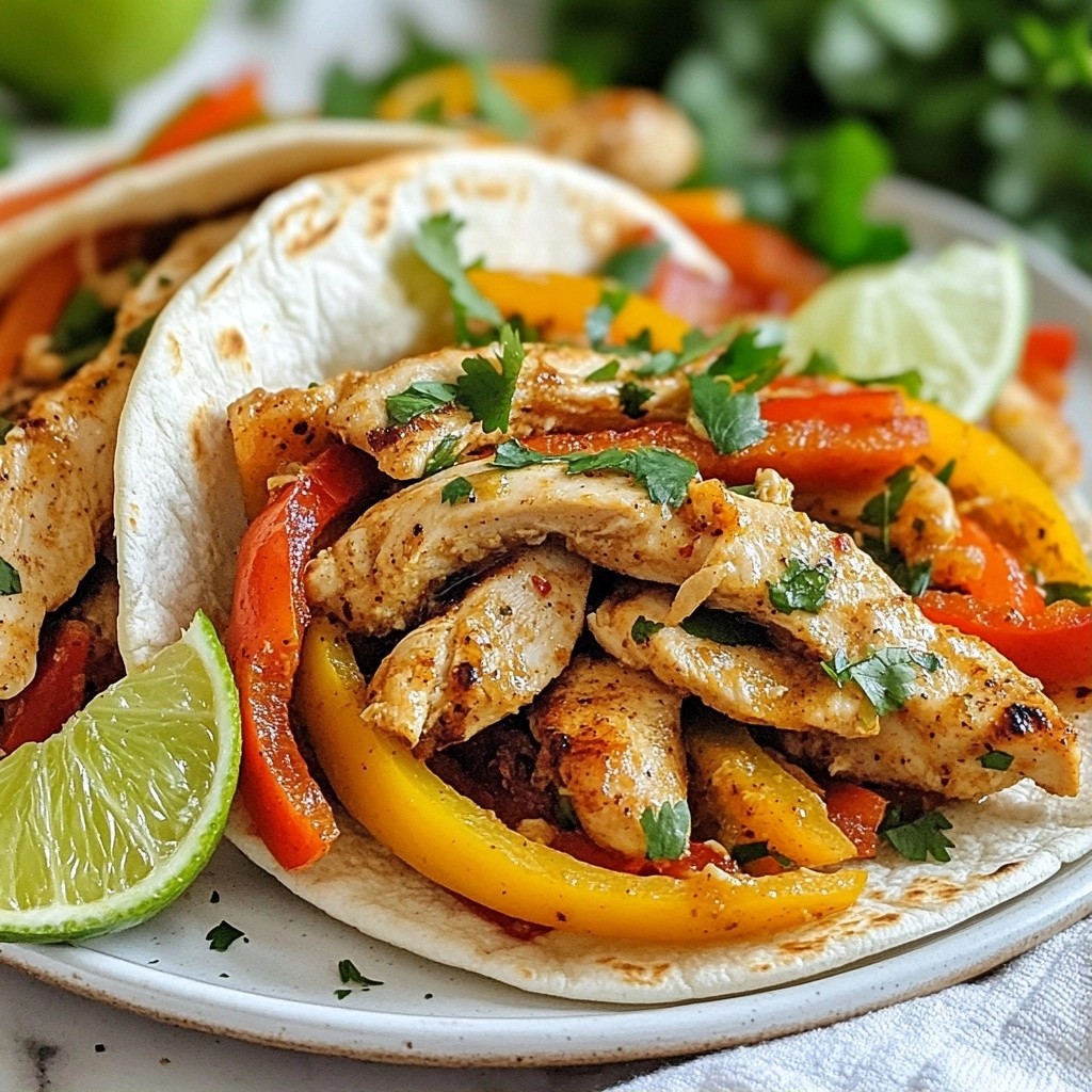 Zesty Instant Pot Lime Chicken Fajitas Recipe Today