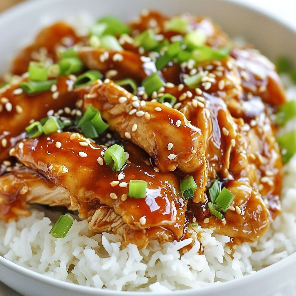 Tender Instant Pot Ginger Sesame Chicken Delight