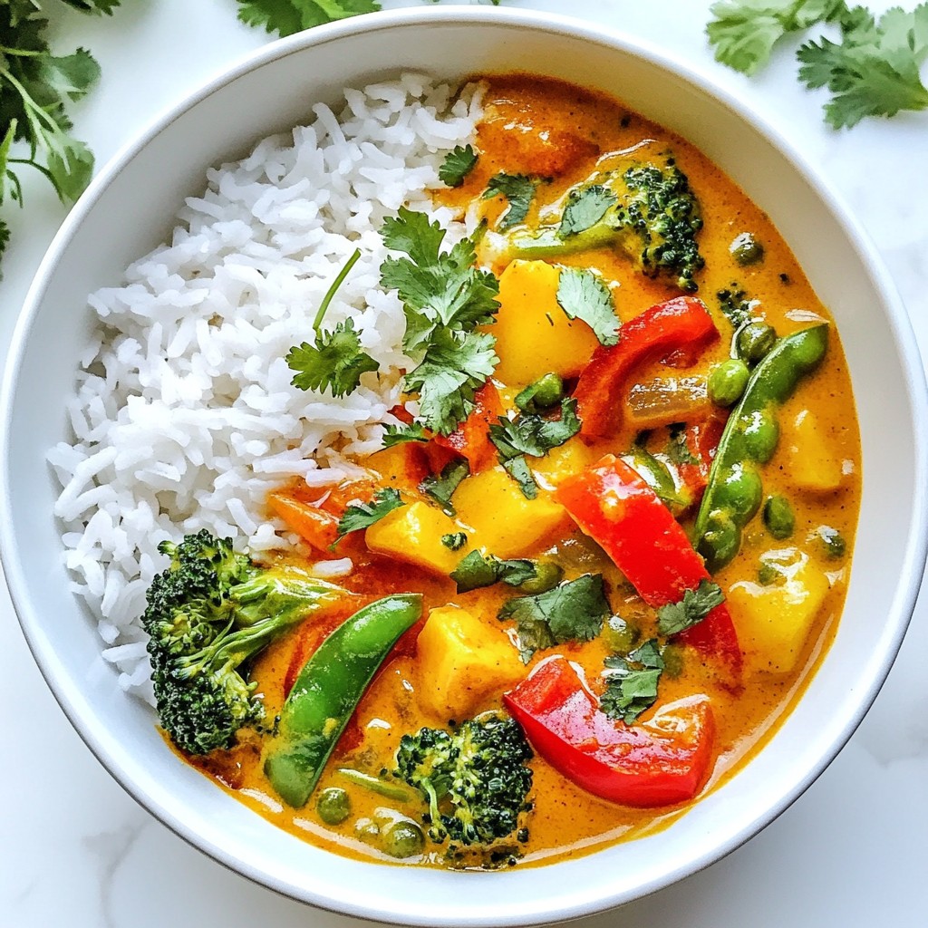Vegan Thai Peanut Curry Tasty and Simple Recipe