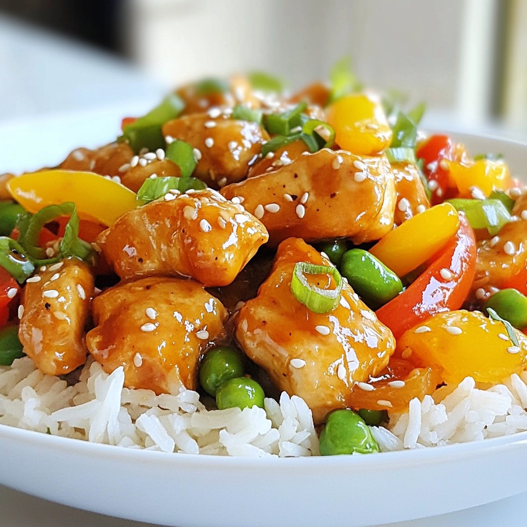 Zesty Instant Pot Orange Chicken Stir-Fry Delight