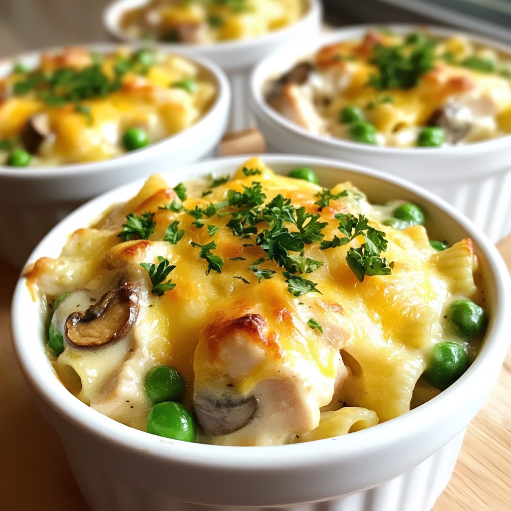 Satisfying Instant Pot Chicken and Mushroom Casserole