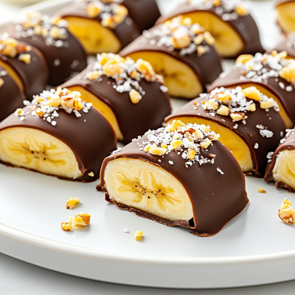 Chocolate Covered Banana Bites Easy Sweet Treat