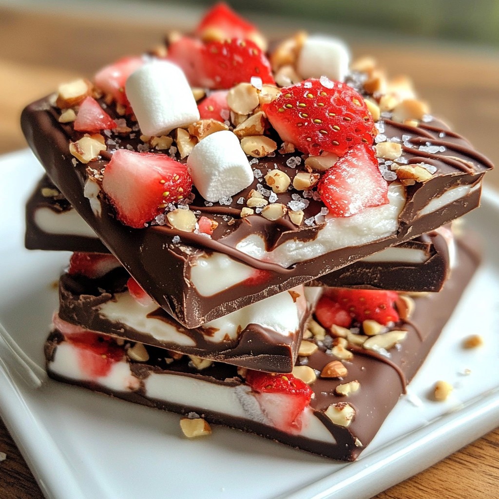 Chocolate Covered Strawberry Bark Delightful and Easy