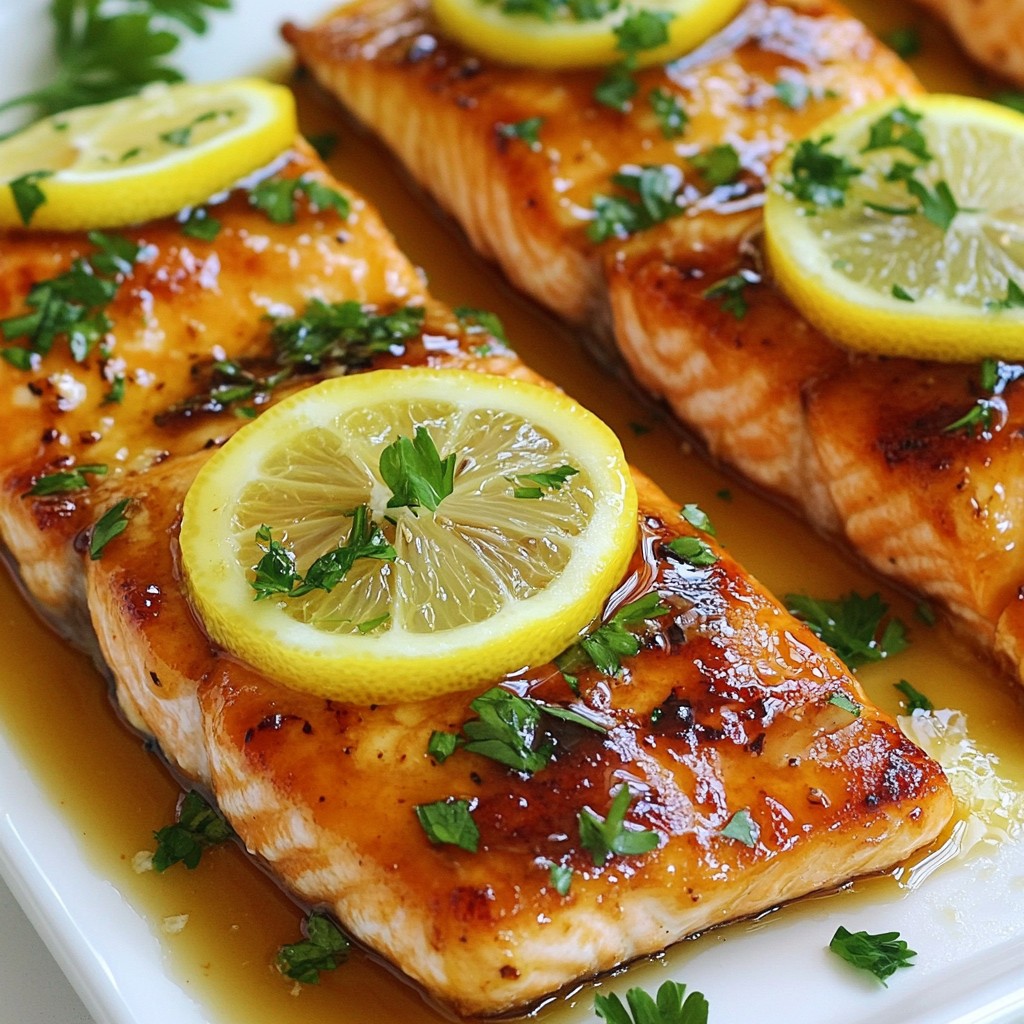 Honey Lemon Glazed Salmon Flavorful and Easy Recipe