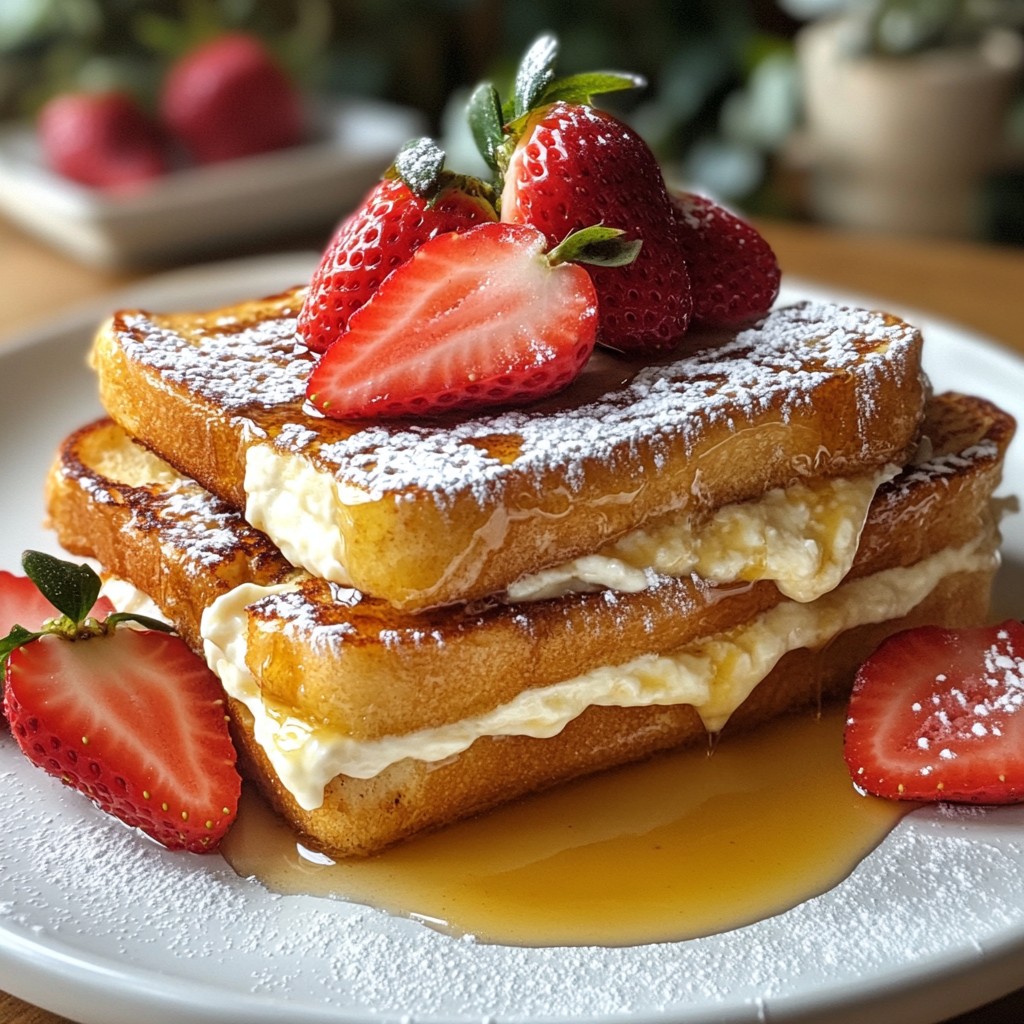 Strawberry Cheesecake French Toast Delightful Recipe