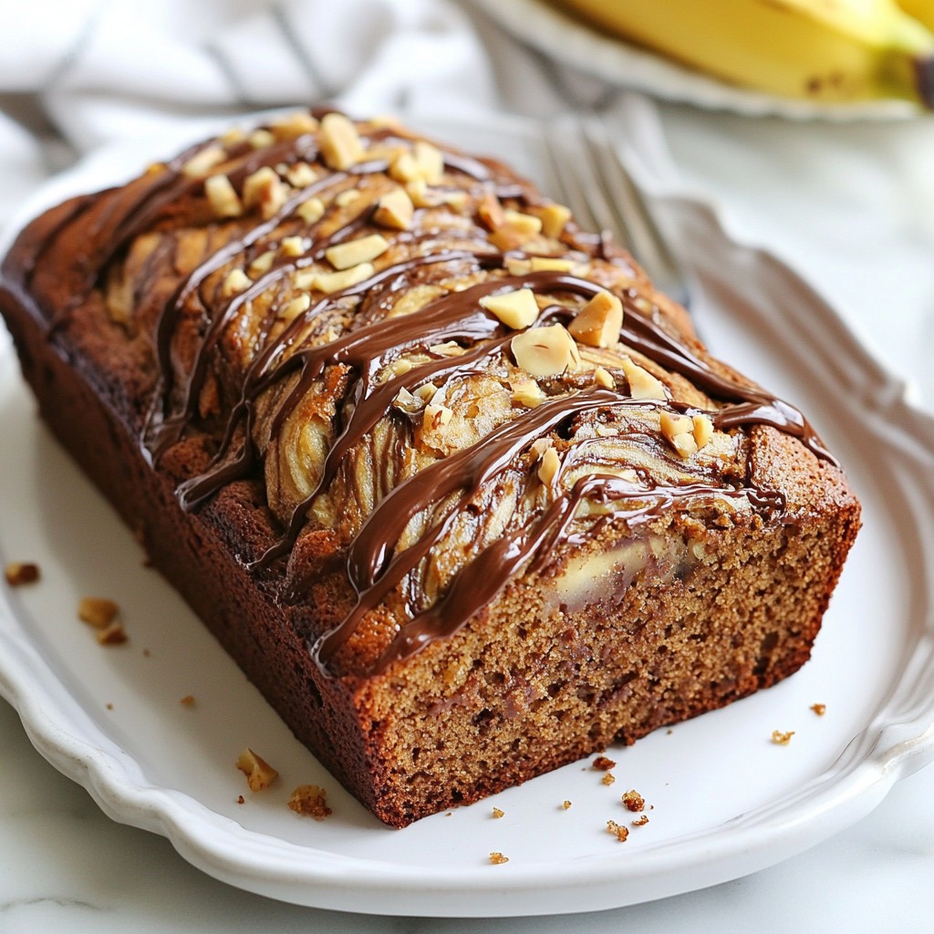 Nutella Swirl Banana Bread Irresistible Flavor Delight