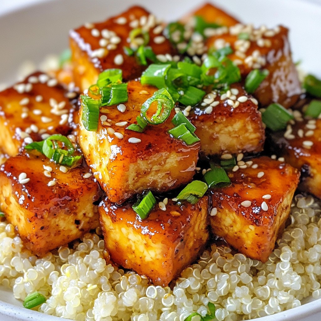 Crispy Honey Garlic Tofu Flavorful and Easy Dish