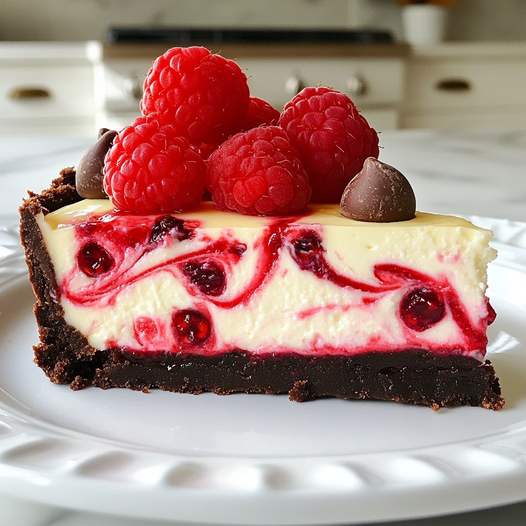 Chocolate Raspberry Cheesecake Delightful and Decadent Dish