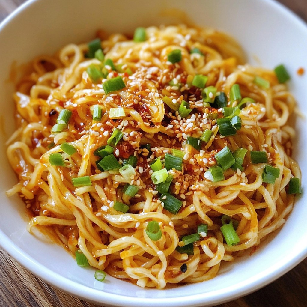 Spicy Garlic Chili Oil Noodles Flavorful and Easy Meal