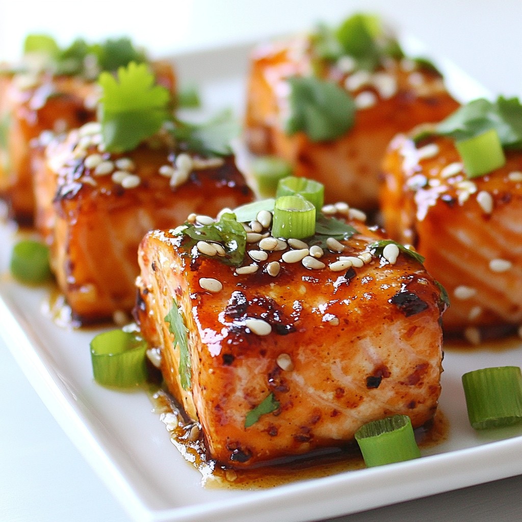 Sweet Chili Salmon Bites Tasty and Quick Recipe