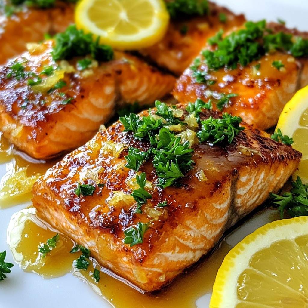 Honey Lemon Glazed Salmon Tasty and Simple Recipe