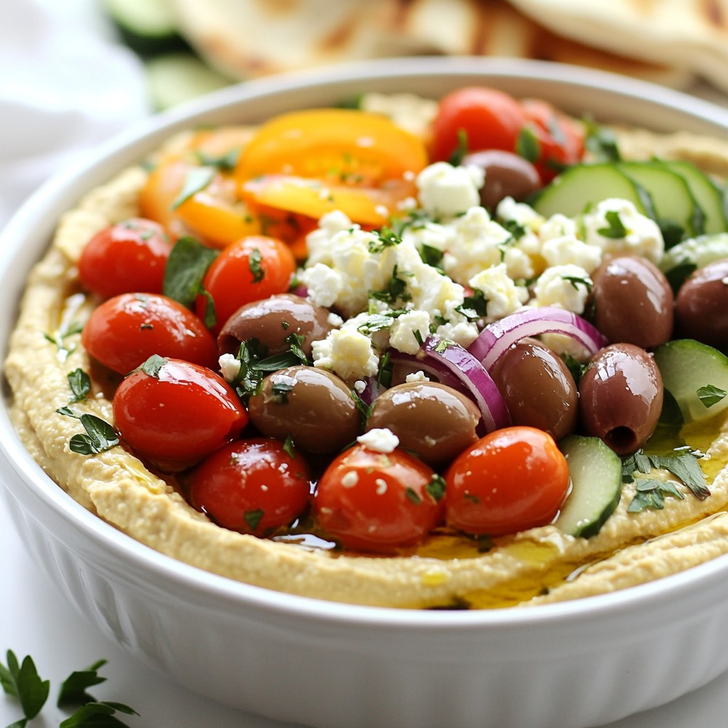 Mediterranean Hummus Bowls Flavorful and Healthy Recipe