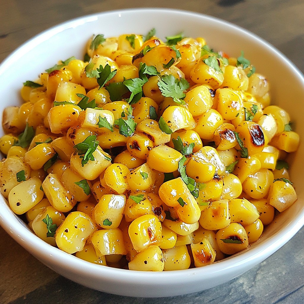 Honey Butter Skillet Corn Simple and Tasty Recipe