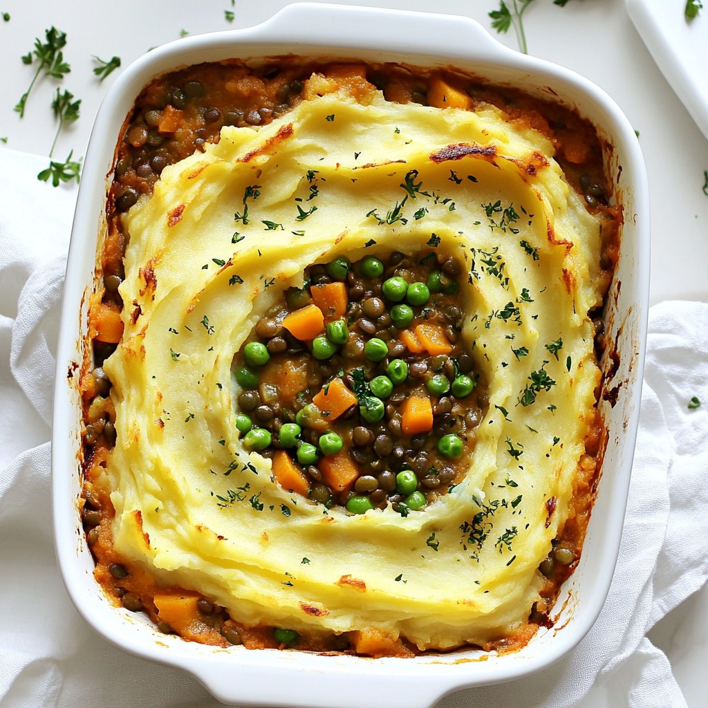 Vegan Lentil Shepherd’s Pie Hearty and Comforting Meal