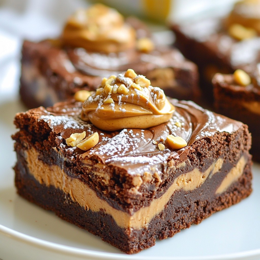 Peanut Butter Swirl Brownies Irresistible Dessert Recipe