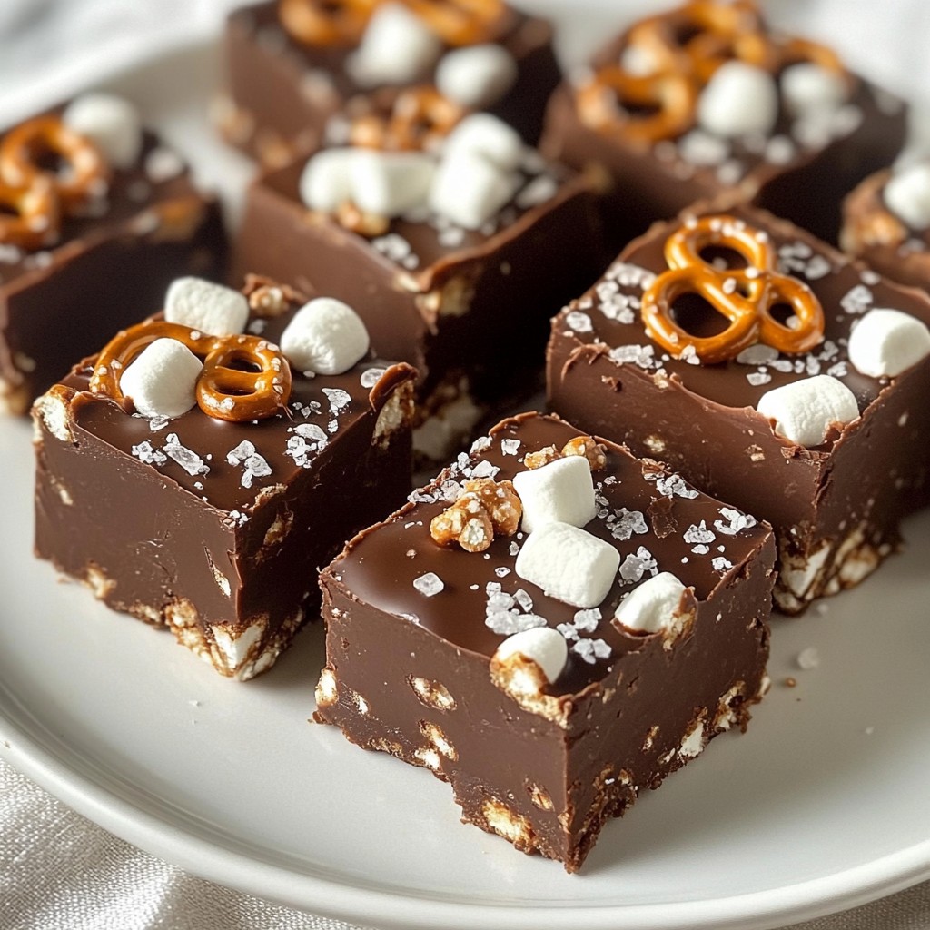 Chocolate Covered Pretzel Fudge Irresistible Treat