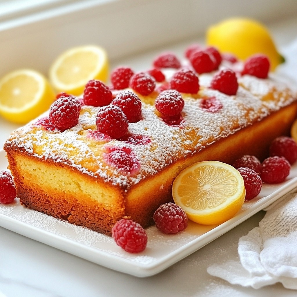 Lemon Raspberry Yogurt Loaf Fresh and Flavorful Treat