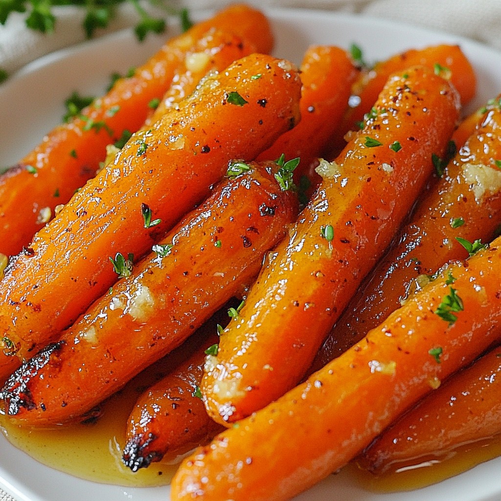 Honey Garlic Roasted Carrots Flavorful and Simple Dish