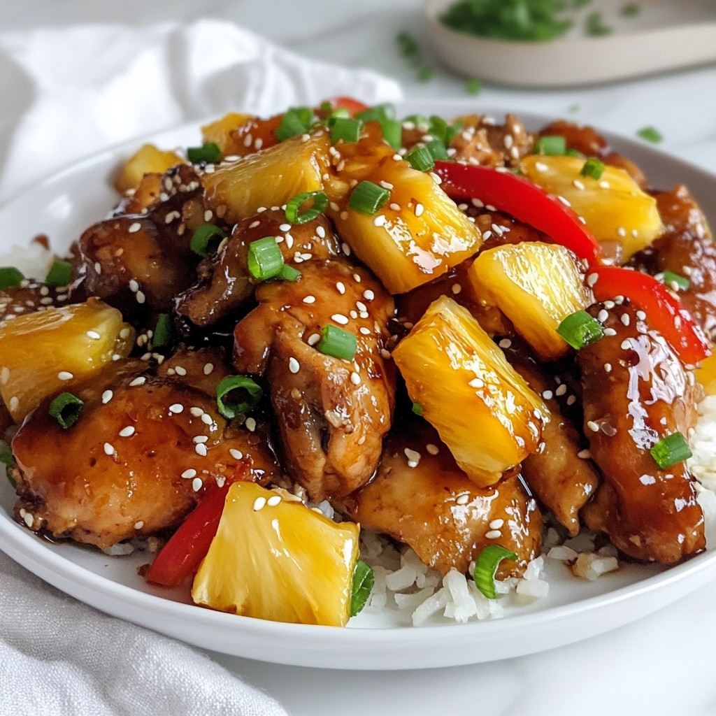 Pineapple Teriyaki Chicken Flavorful Grilled Delight
