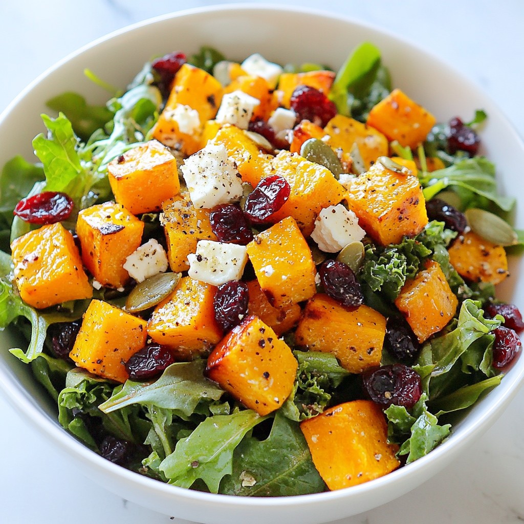 Harvest Butternut Squash Salad Flavorful Fall Delight