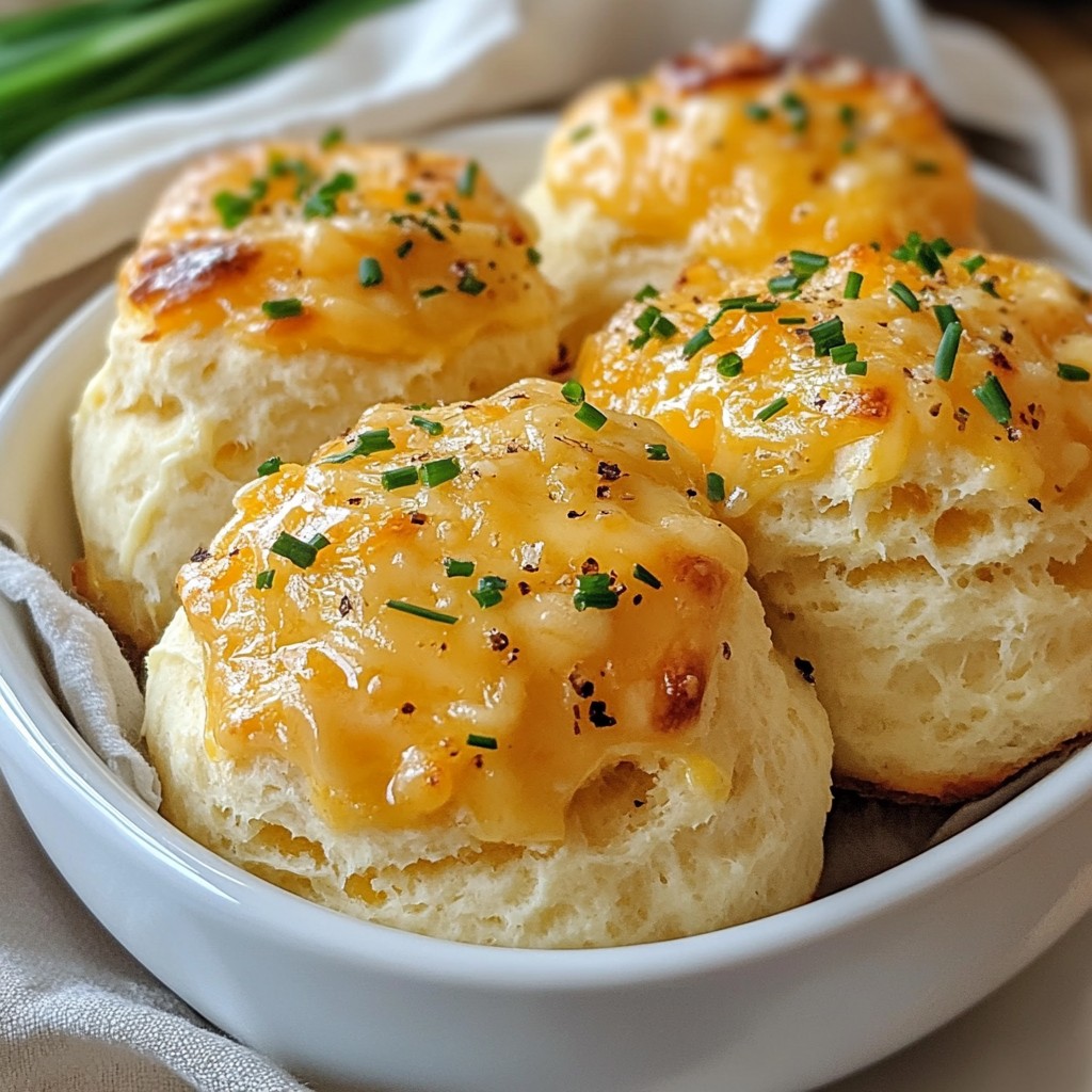 Cheddar Garlic Drop Biscuits Tasty and Simple Recipe