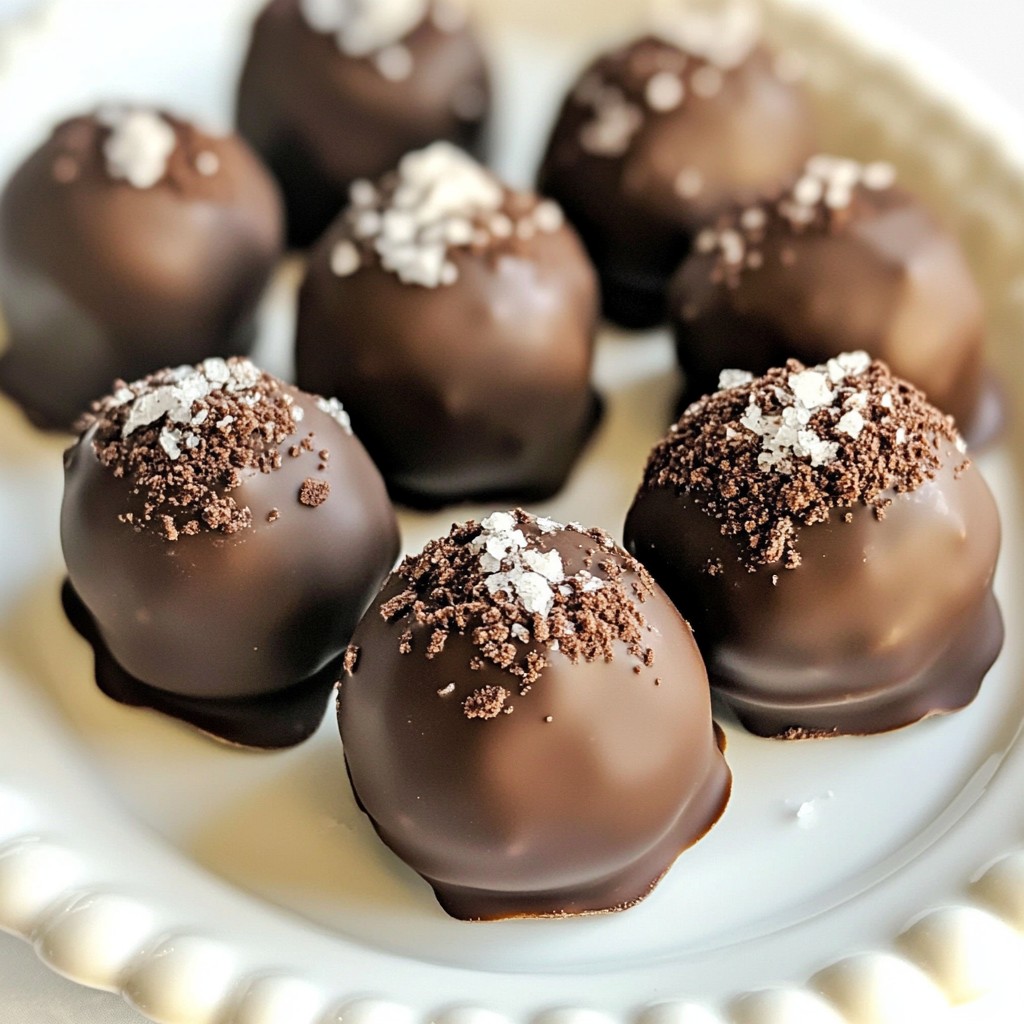 Chocolate Mint Oreo Truffles Savory Treat Delight