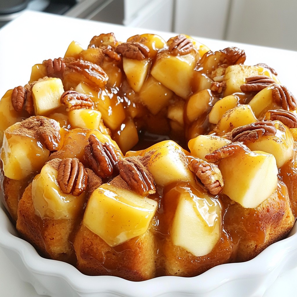 Caramel Apple Monkey Bread Decadent and Easy Recipe