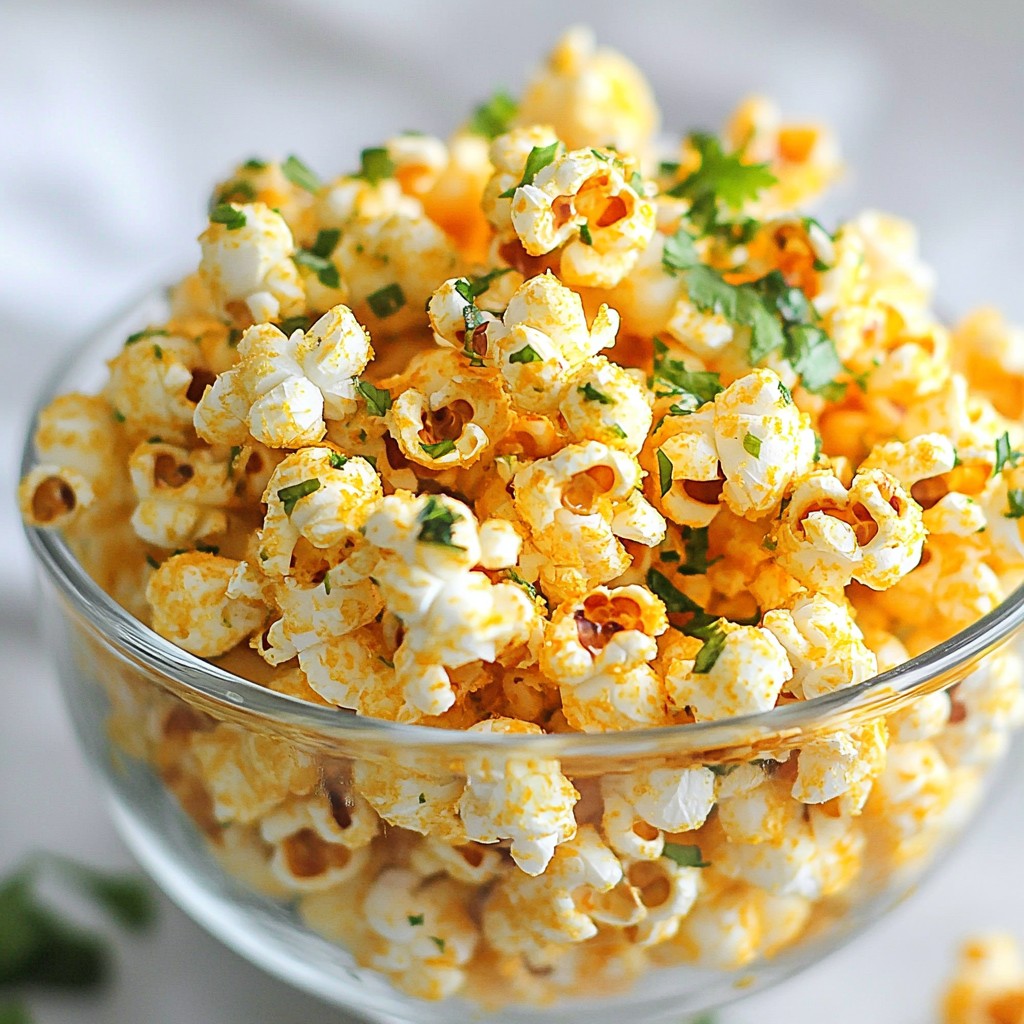 Spicy Sriracha Lime Popcorn Bold and Flavorful Snack