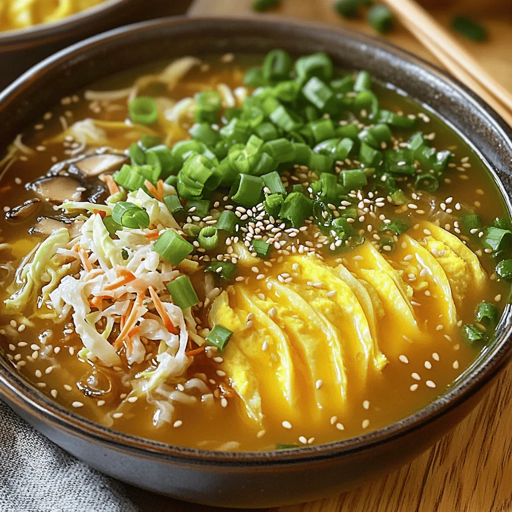 Egg Roll Soup Comforting and Flavorful Bowl